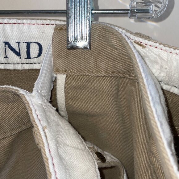 Lands End Mens Traditional Fit Khaki Pants Size 42 Elastic Waistband - Picture 2 of 7